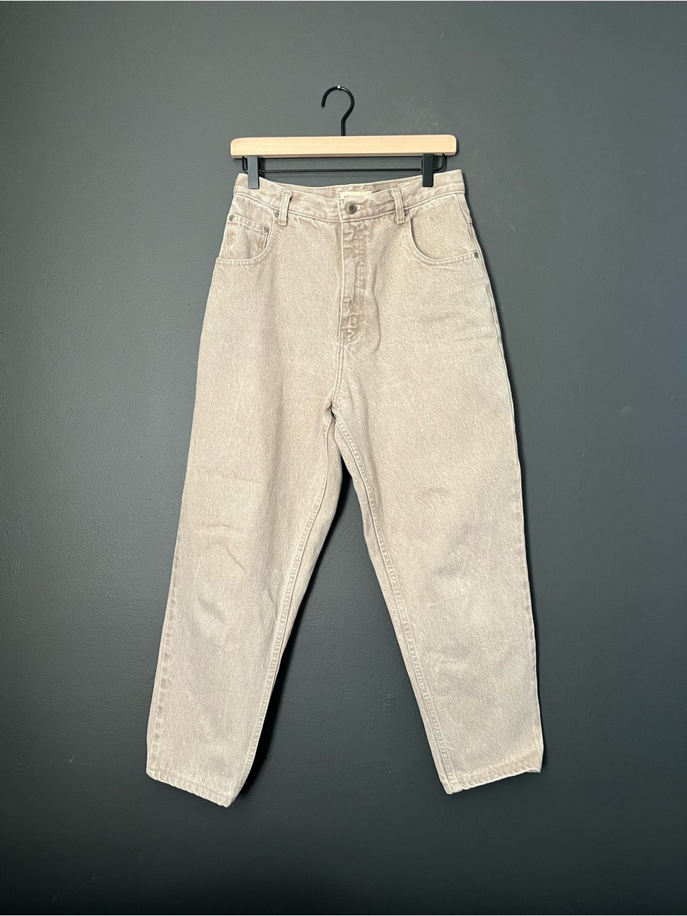 Vintage Crossroads 100% Cotton Super High Waist Mom Jeans – Relaxed Fit